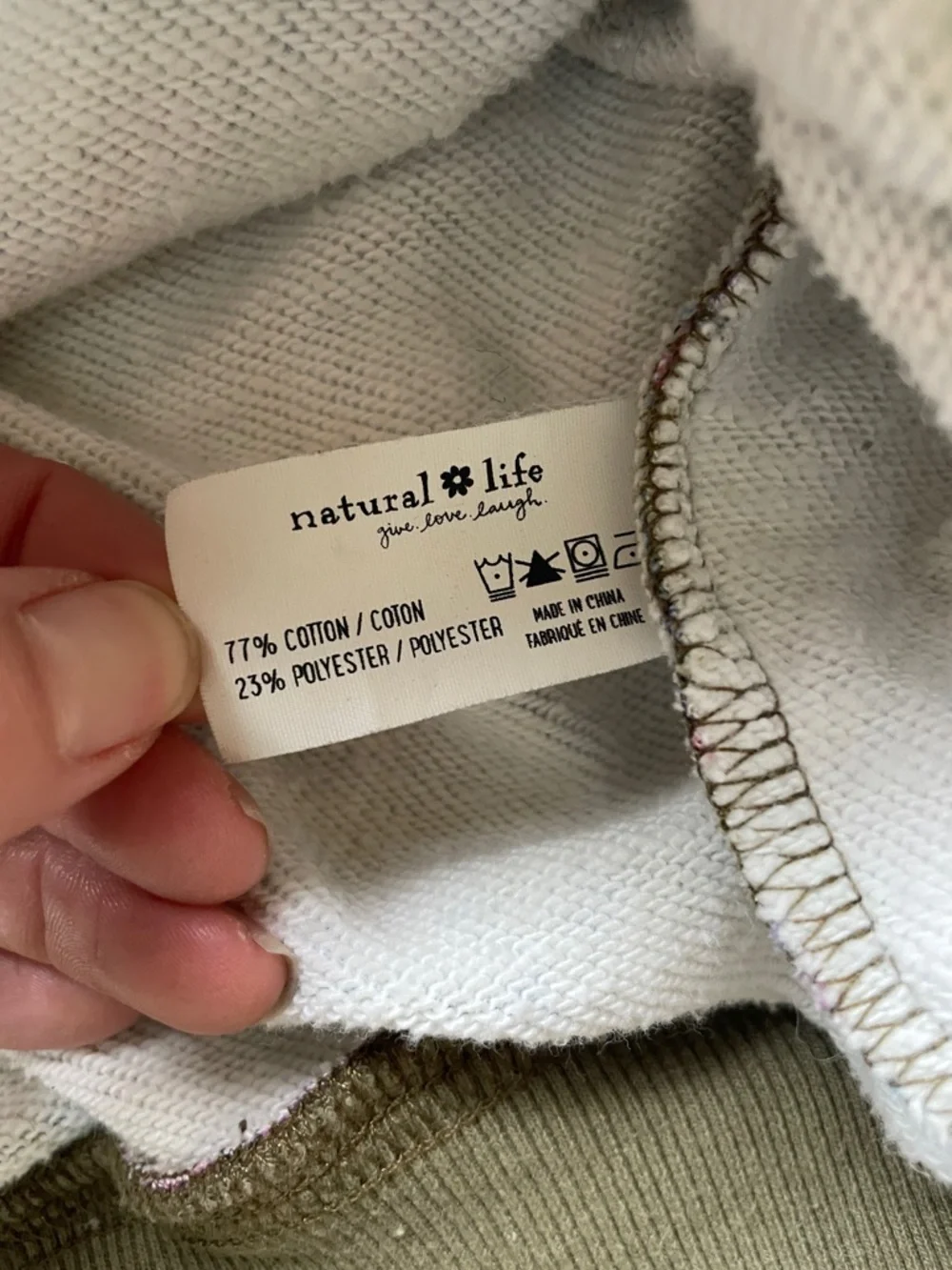 Natural Life Bohemian Oversized Floral Hoodie - Picture 13 of 14